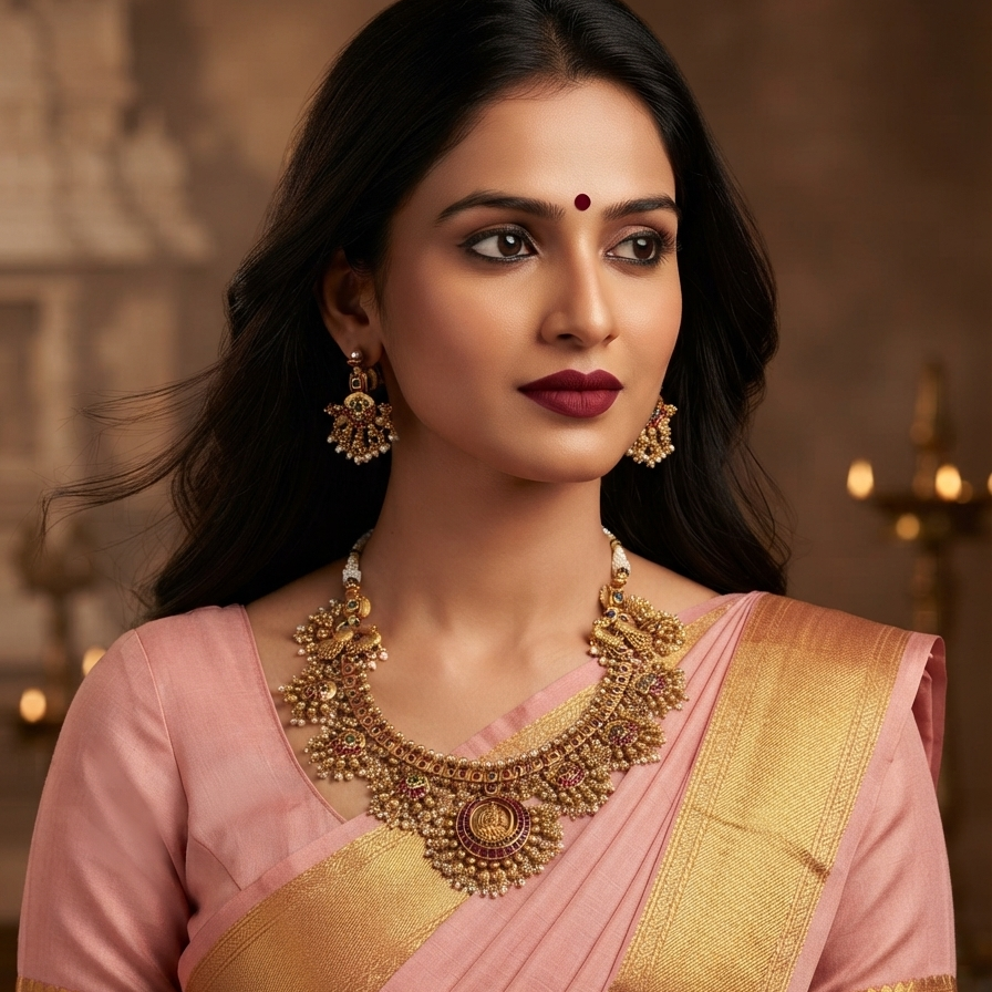 GOLDEN VAANI NECKLACE SET