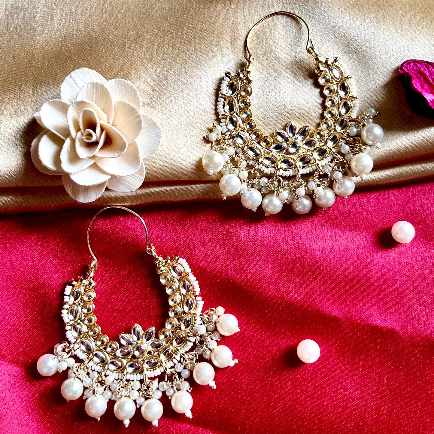 IVORY PEARLY EARRINGS