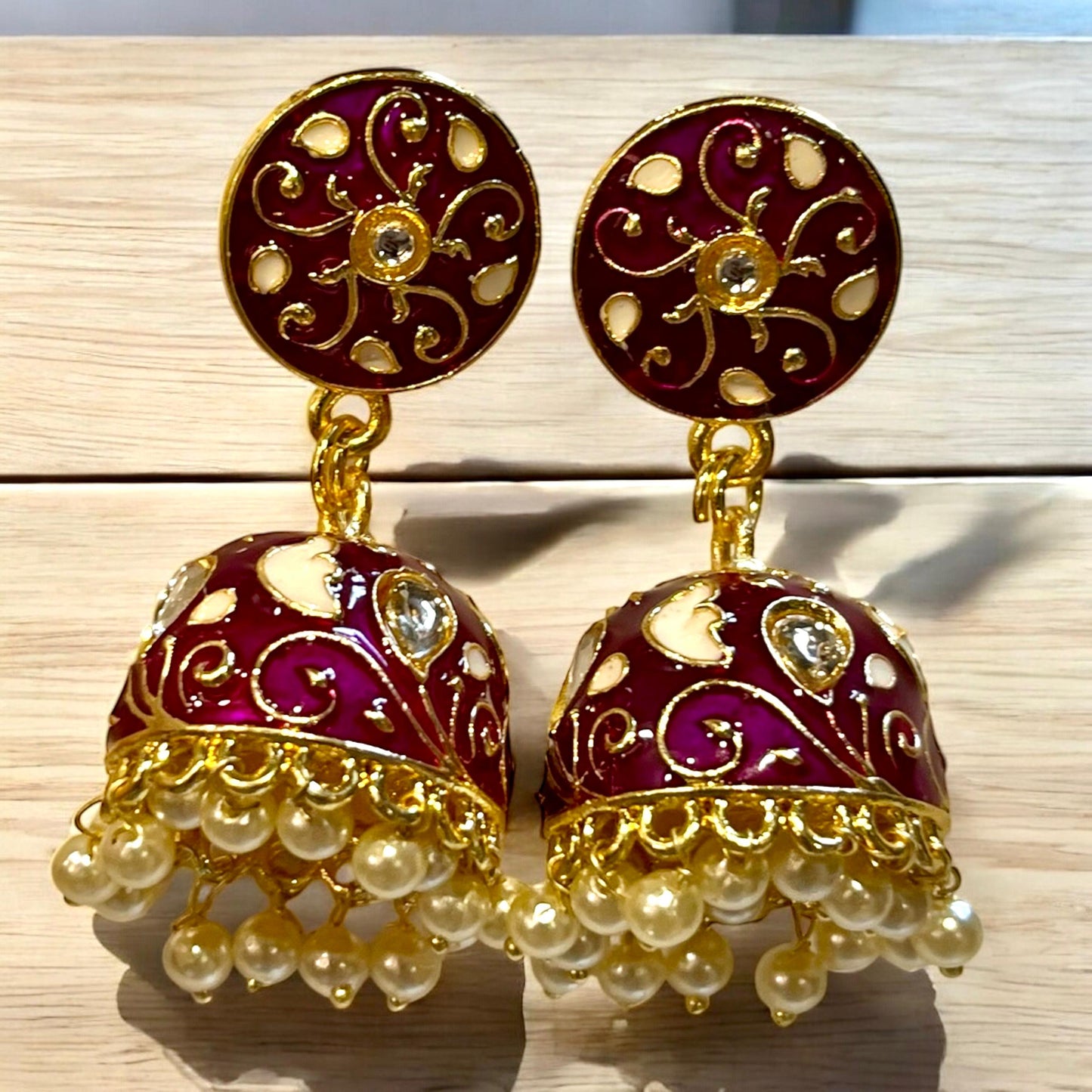 PURPLE SUNDARI HASLI NECKLACE SET