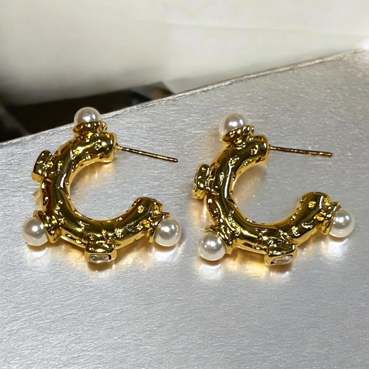 GOLD FAIRY HOOPS