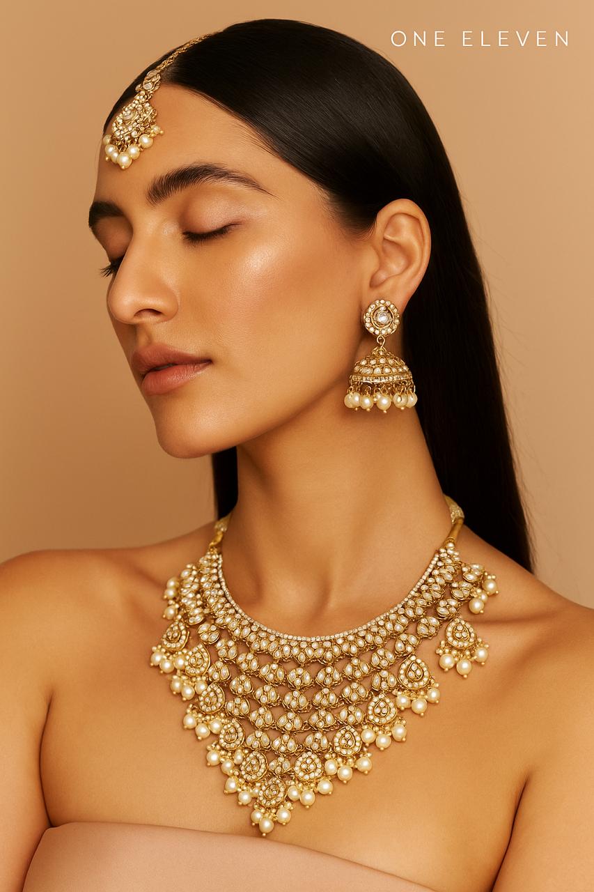 IVORY ARYA NECKLACE SET