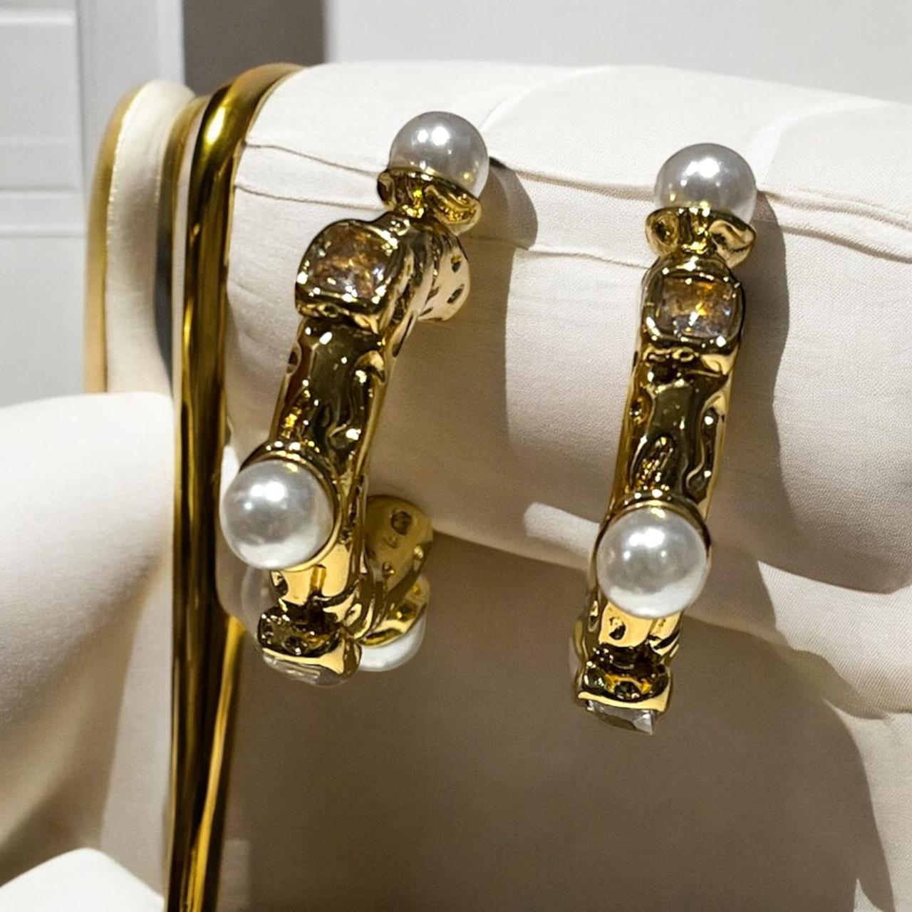 GOLD FAIRY HOOPS