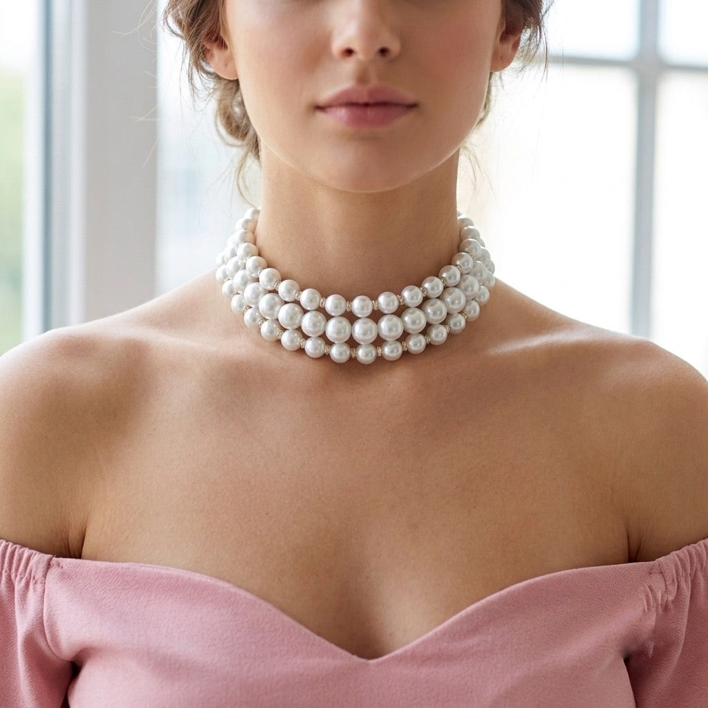 PEARL DIANA NECKPIECE
