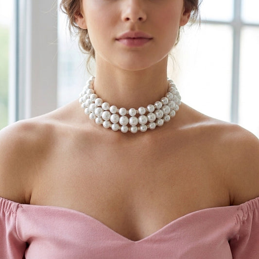 PEARL DIANA NECKPIECE