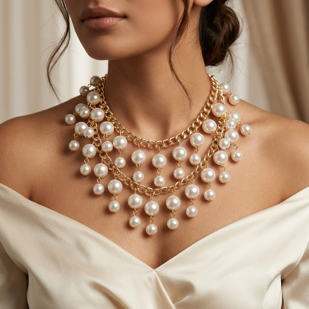 PEARL GRACE NECKPIECE