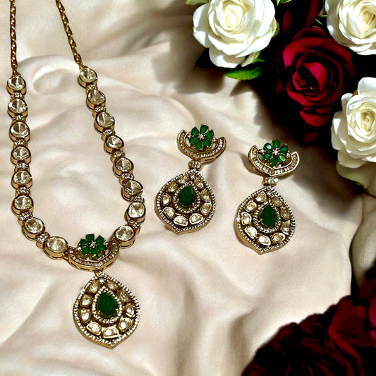 EMERALD TARA NECKLACE SET