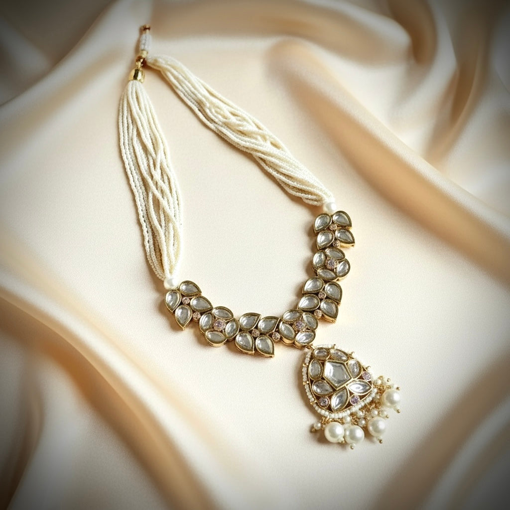 IVORY SHRIYA NECKLACE SET