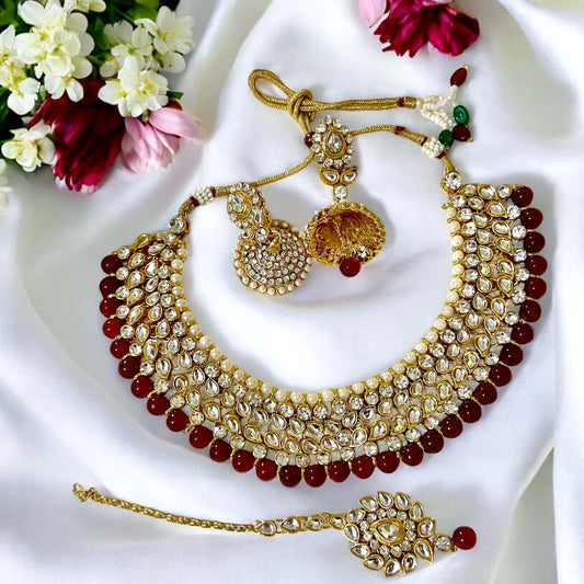 RUBY DIA NECKLACE SET