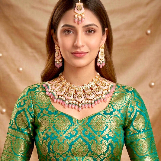 PINK SUNHERI NECKLACE SET