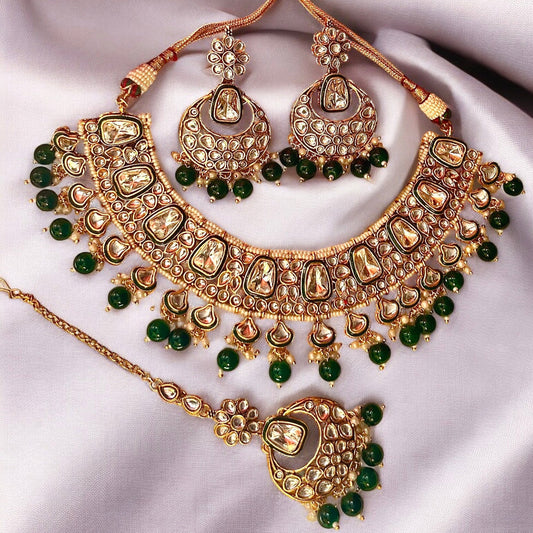 EMERALD KAASHVI NECKLACE SET