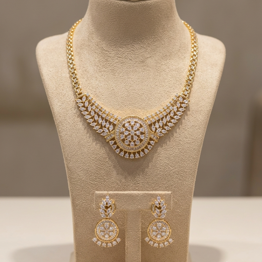GOLD LUXE NECKLACE SET