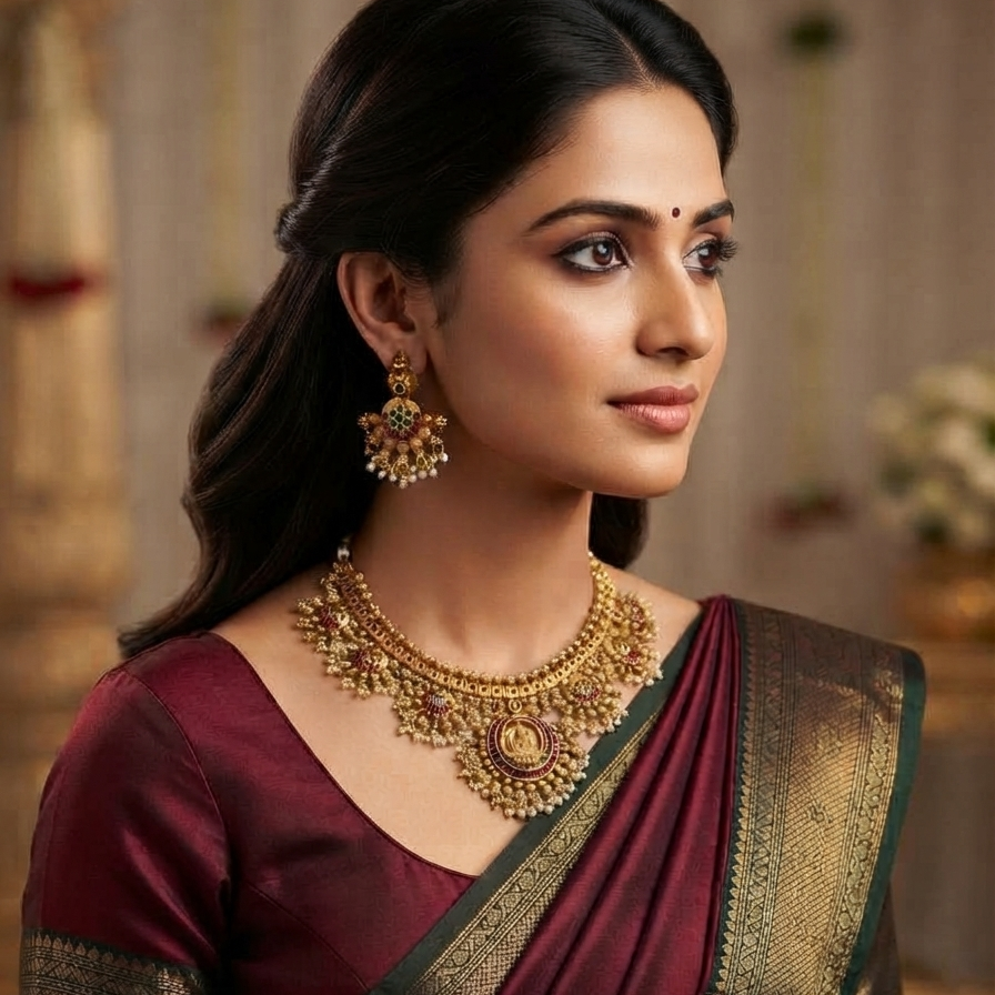 GOLDEN VAANI NECKLACE SET