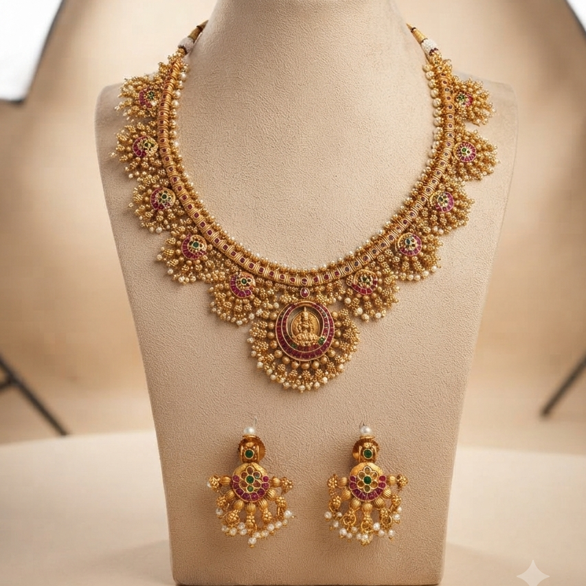 GOLDEN VAANI NECKLACE SET