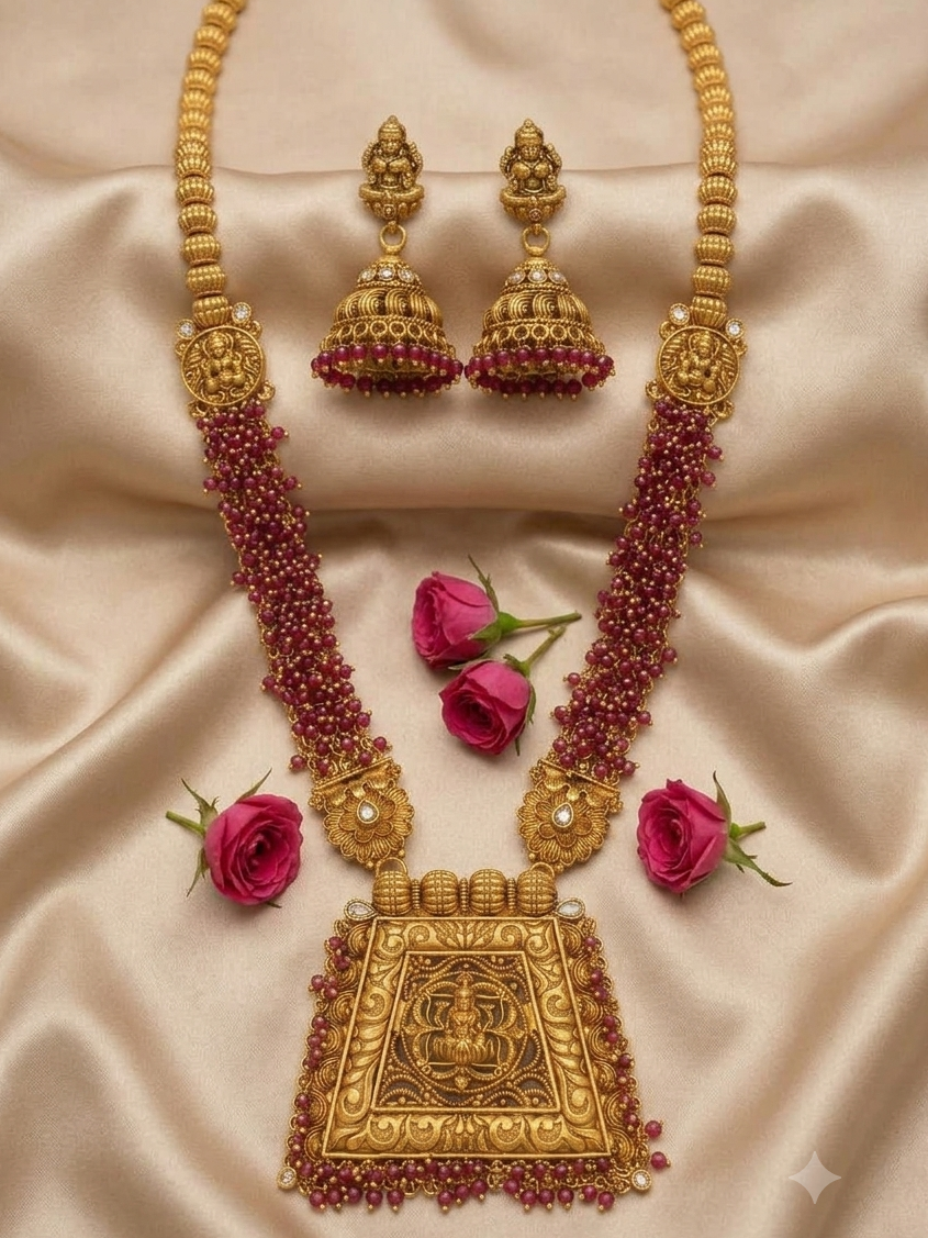 GOLDEN RAGINI NECKLACE SET