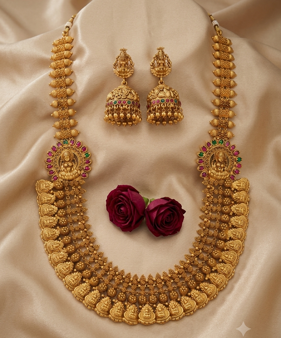 GOLDEN TRITYA NECKLACE SET