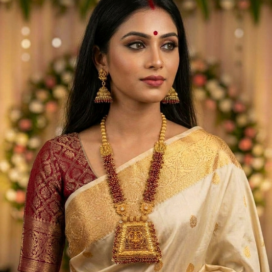 GOLDEN RAGINI NECKLACE SET