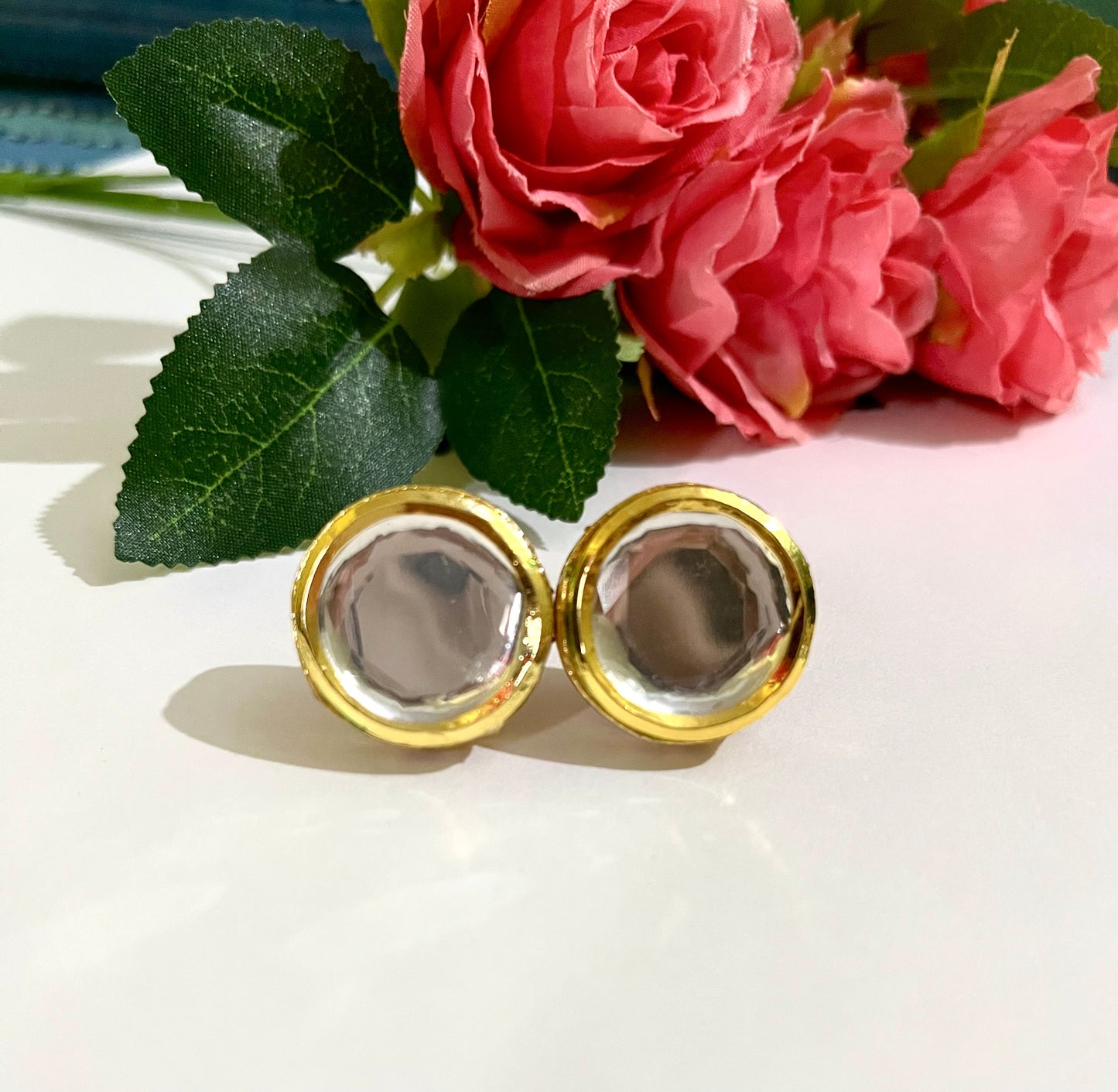 GOLD SHAANYA STUDS