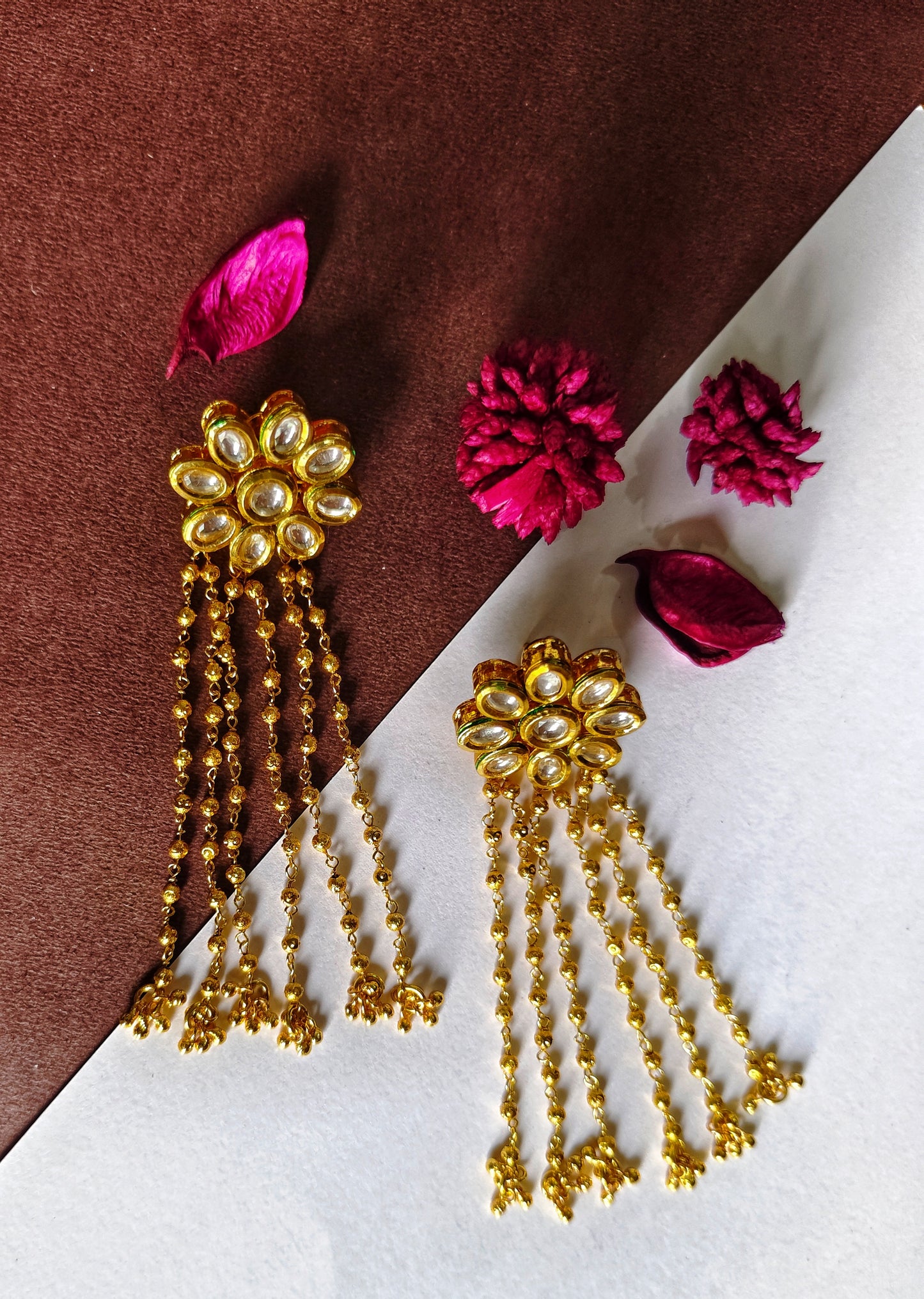 GOLDEN DIYA EARRINGS