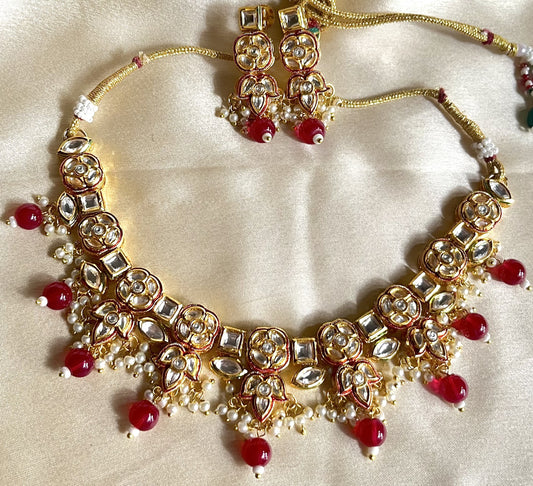 RUBY SAANVI NECKLACE SET