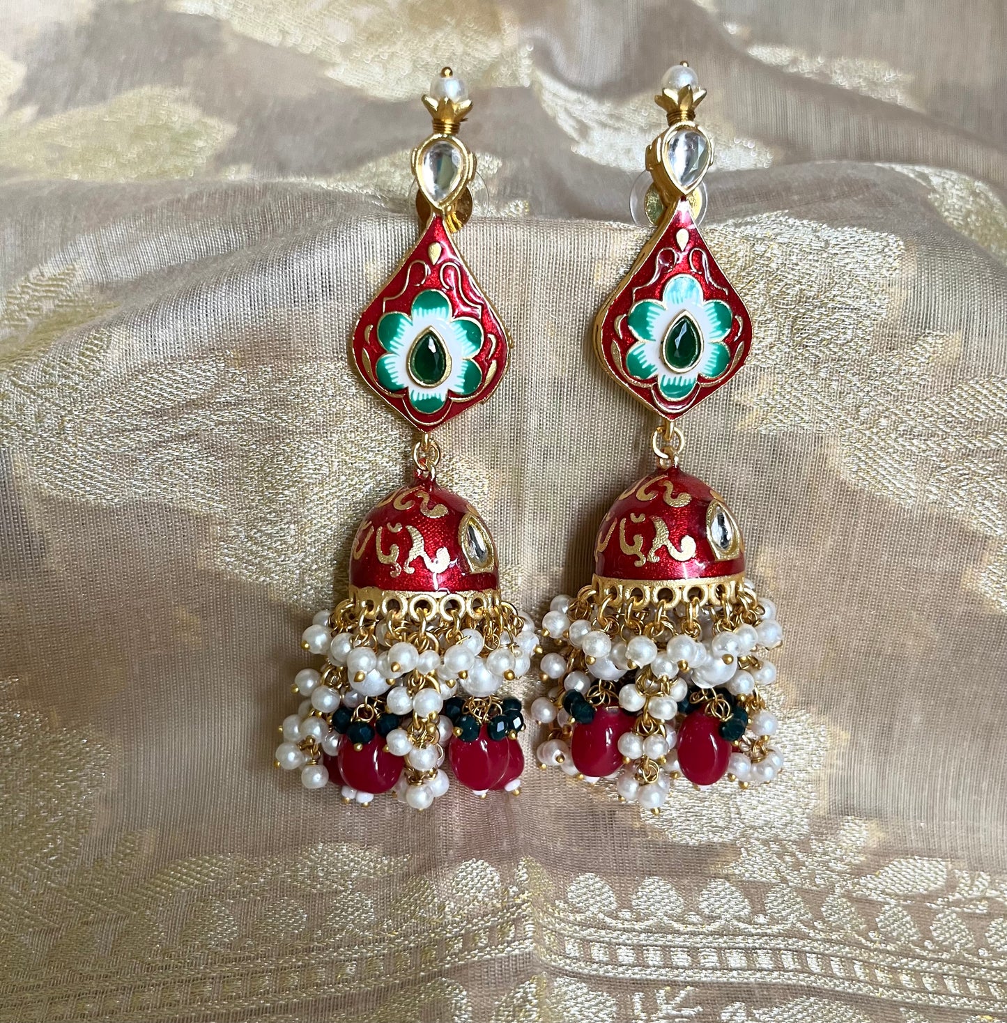 RUBY JWALA NECKLACE SET