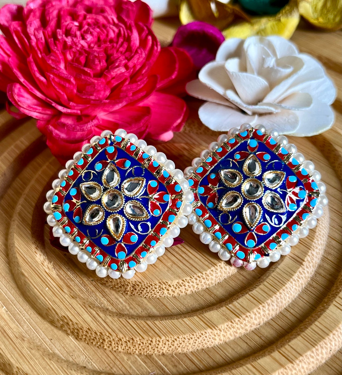 BLUE SHYNA STUDS