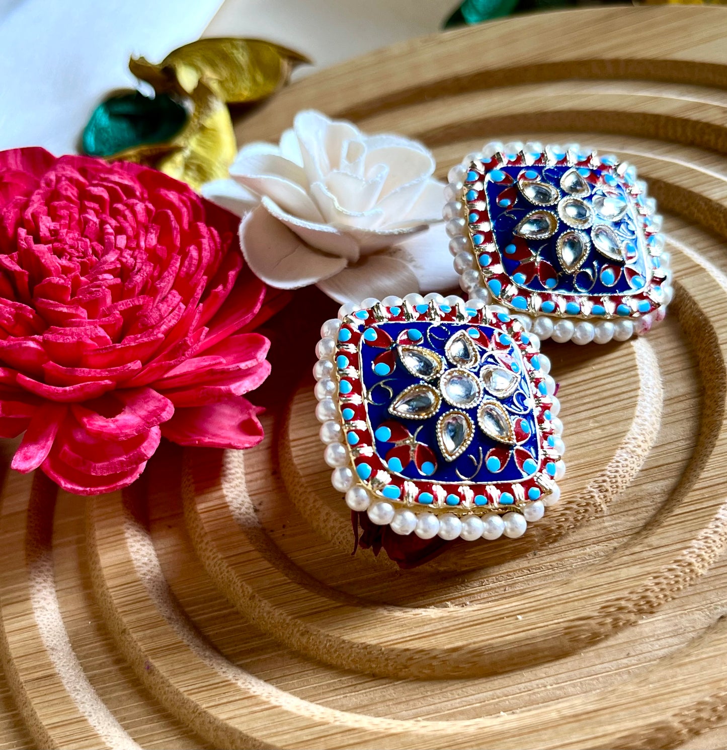 BLUE SHYNA STUDS