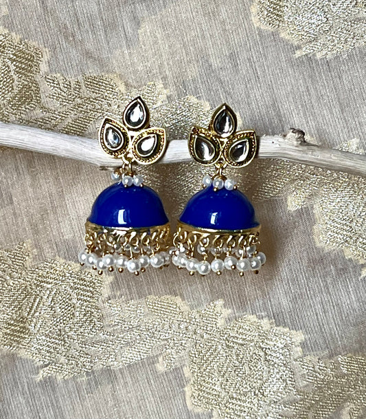 BLUE KELLY JHUMKIS