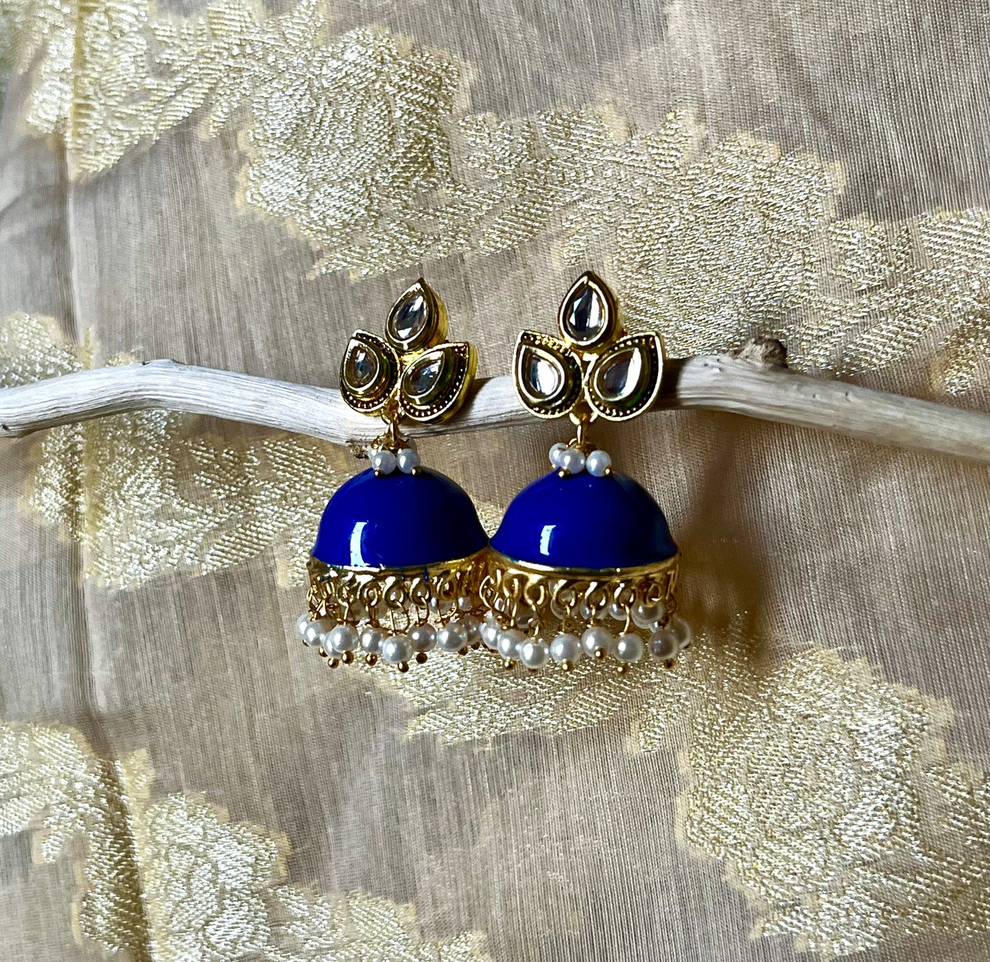 BLUE KELLY JHUMKIS