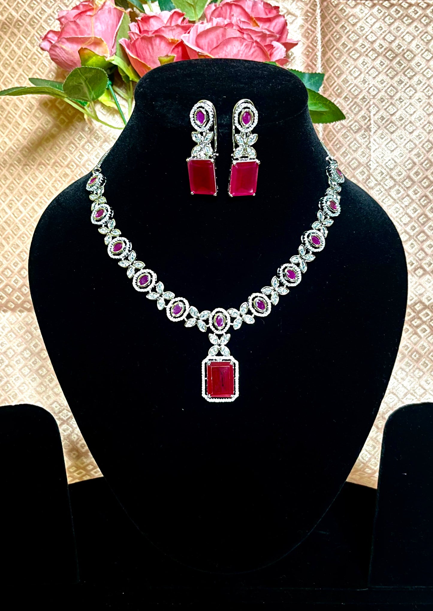 RANI KIANA ZIRCONIA NECKLACE SET