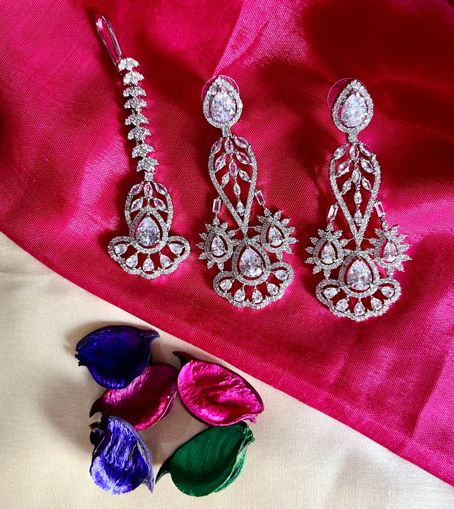 SILVER KAINAAT CHOKER SET