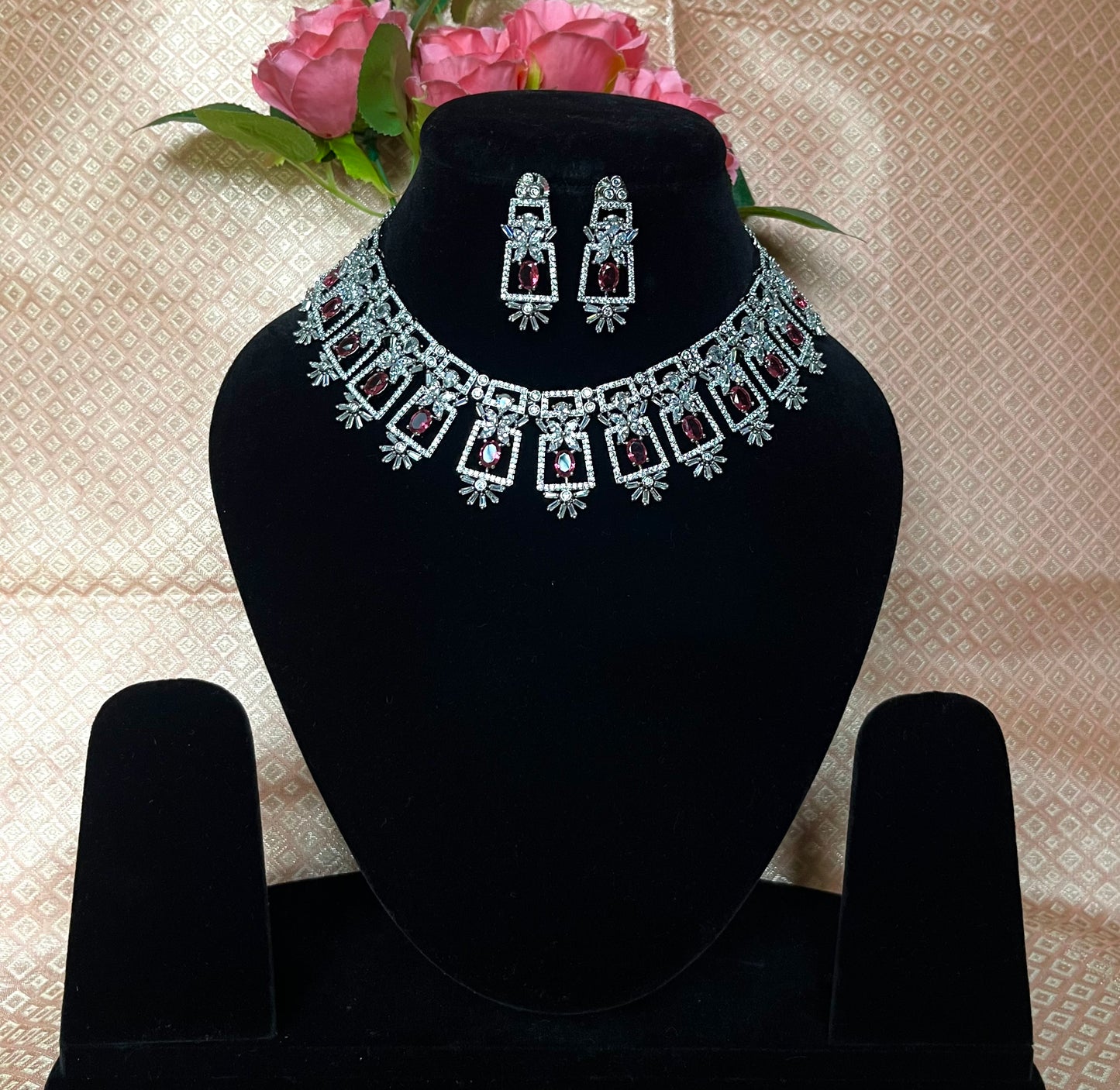 RANI DEHLIYA ZIRCONIA NECKLACE SET