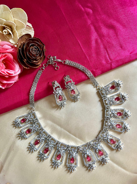 RANI DEHLIYA ZIRCONIA NECKLACE SET