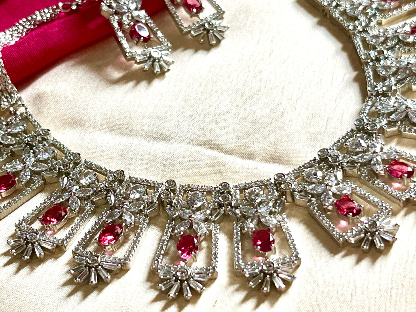 RANI DEHLIYA ZIRCONIA NECKLACE SET