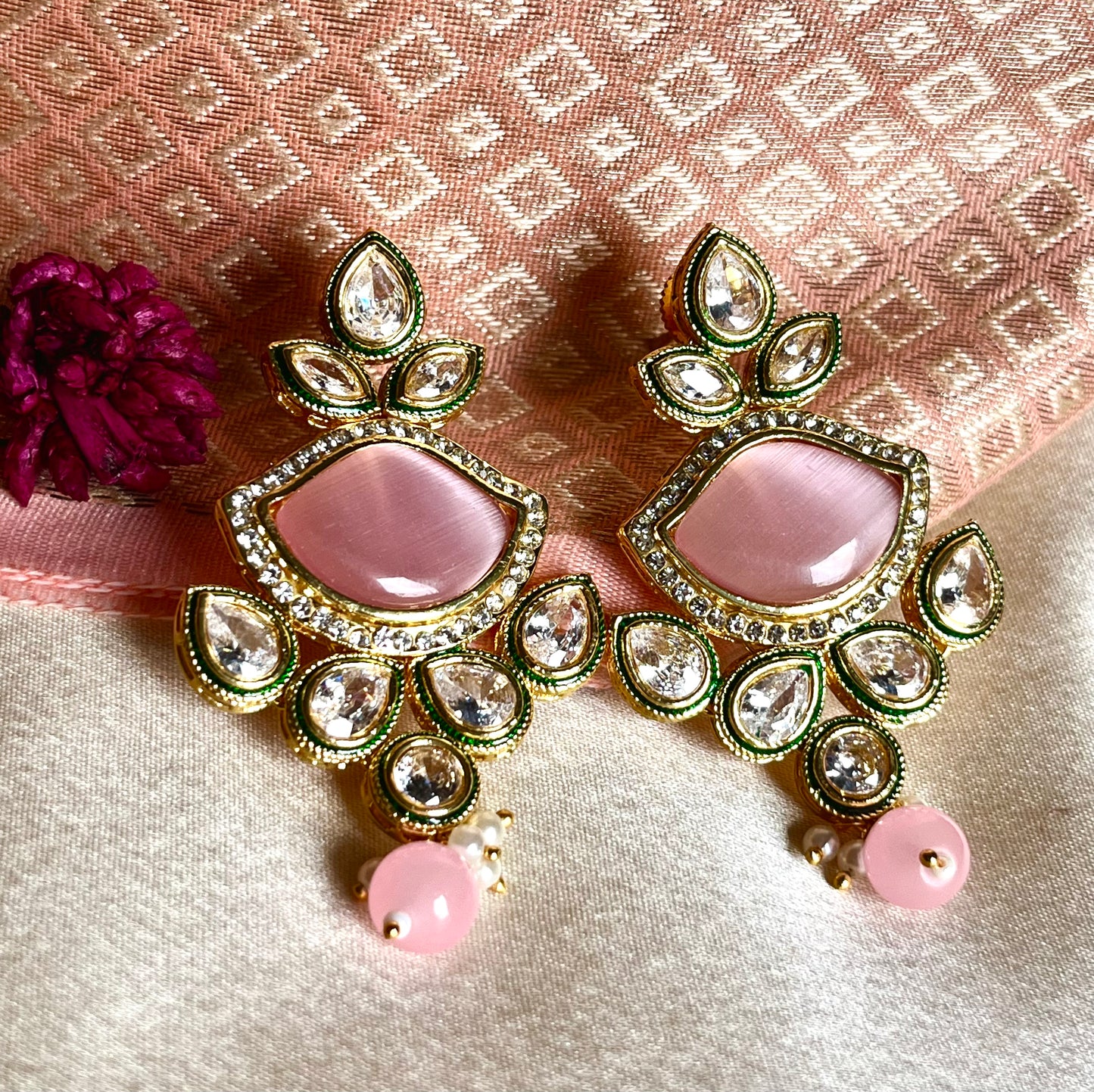 PINK ELLA EARRINGS