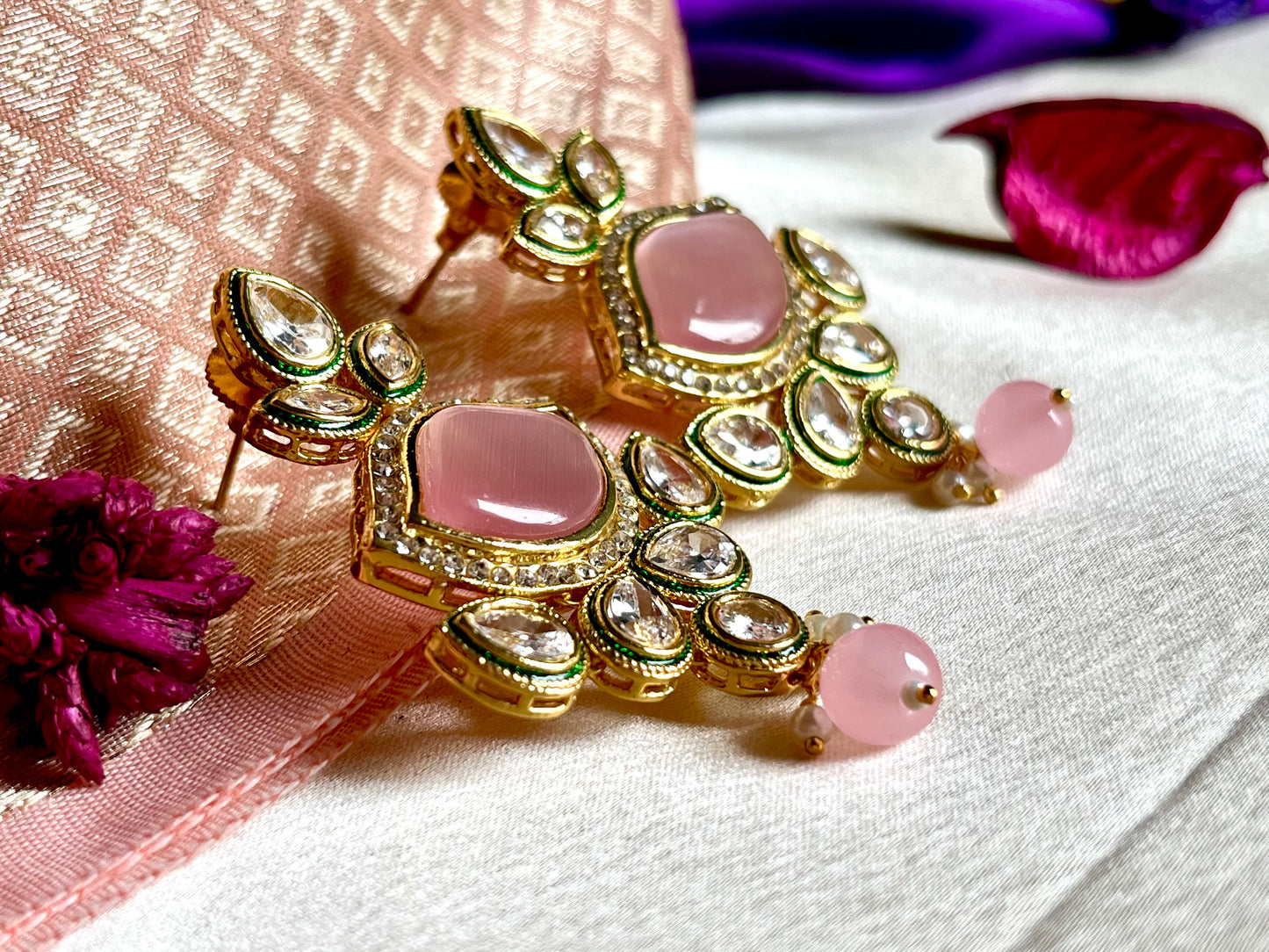 PINK ELLA EARRINGS