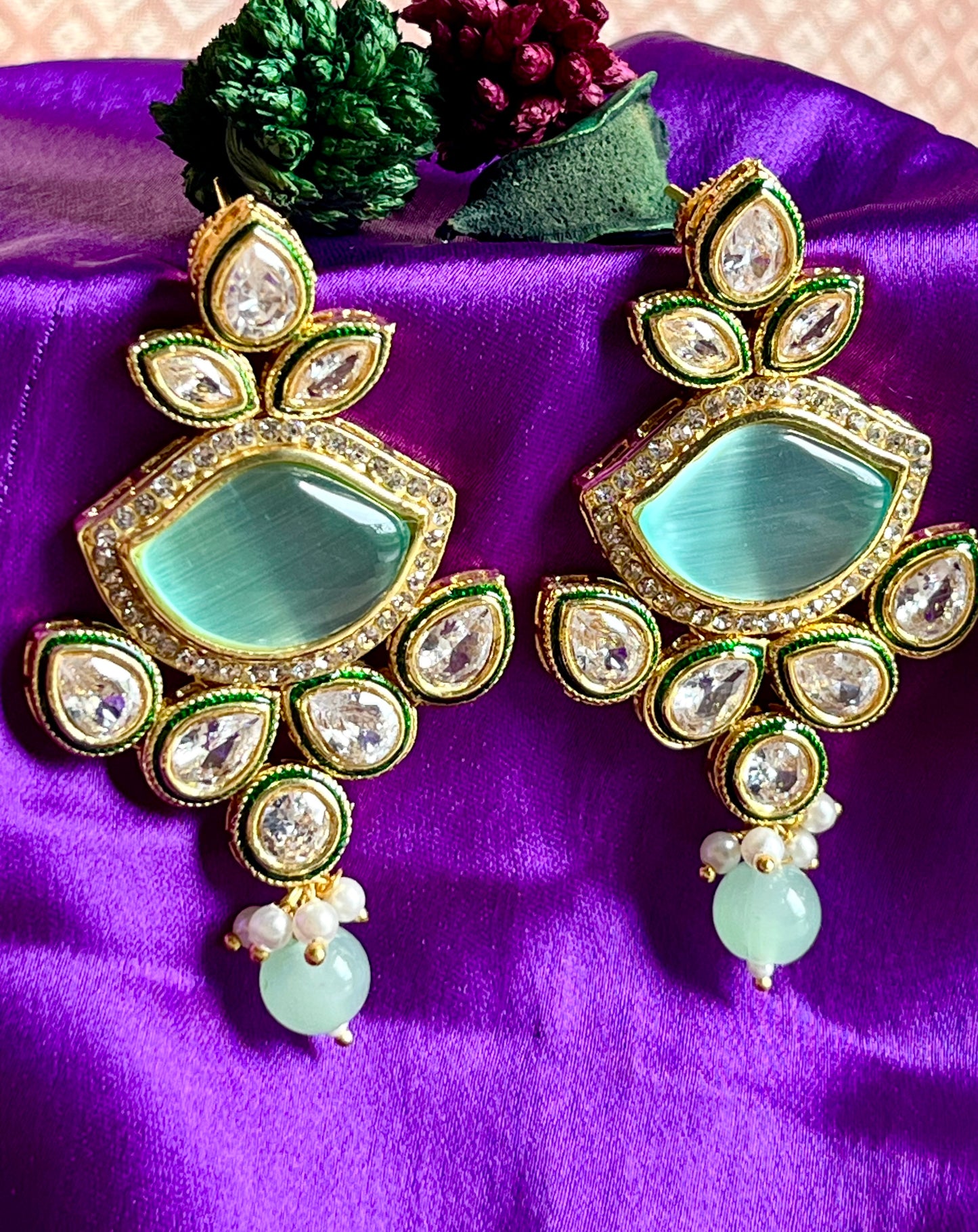 RAMA GREEN ELLA EARRINGS