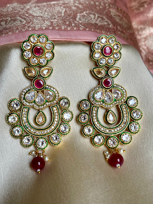 RANI SAINA ZIRCONIA EARRINGS