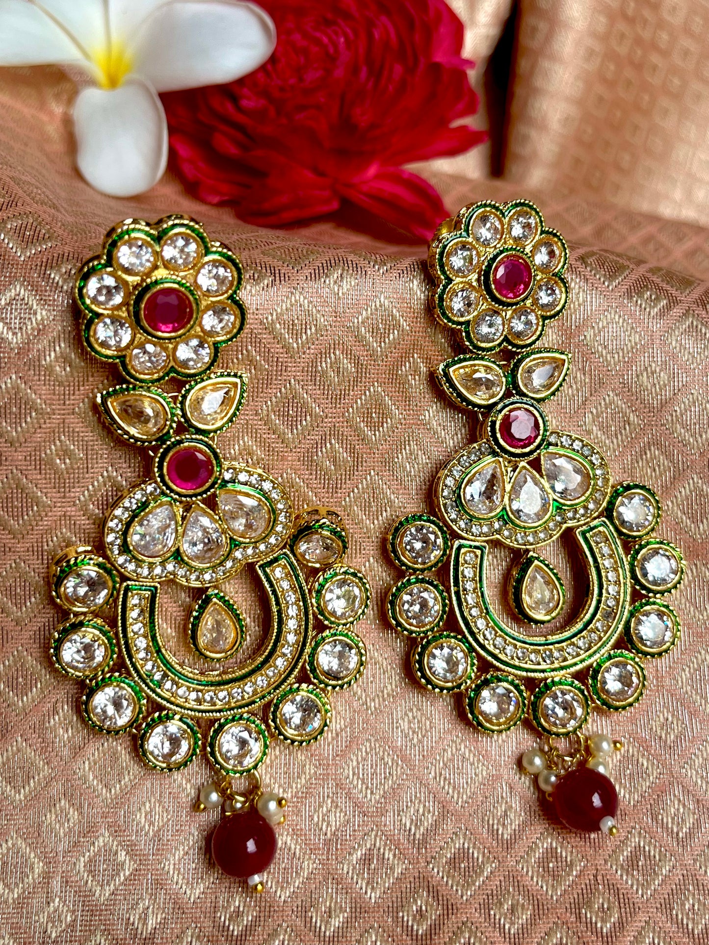 RANI SAINA ZIRCONIA EARRINGS