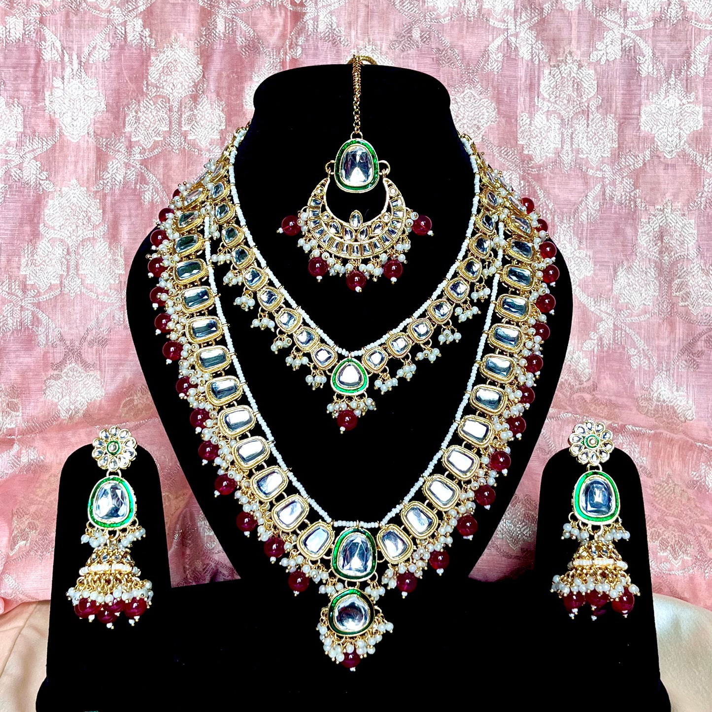 RUBY SHYAMLI NECKLACE SET