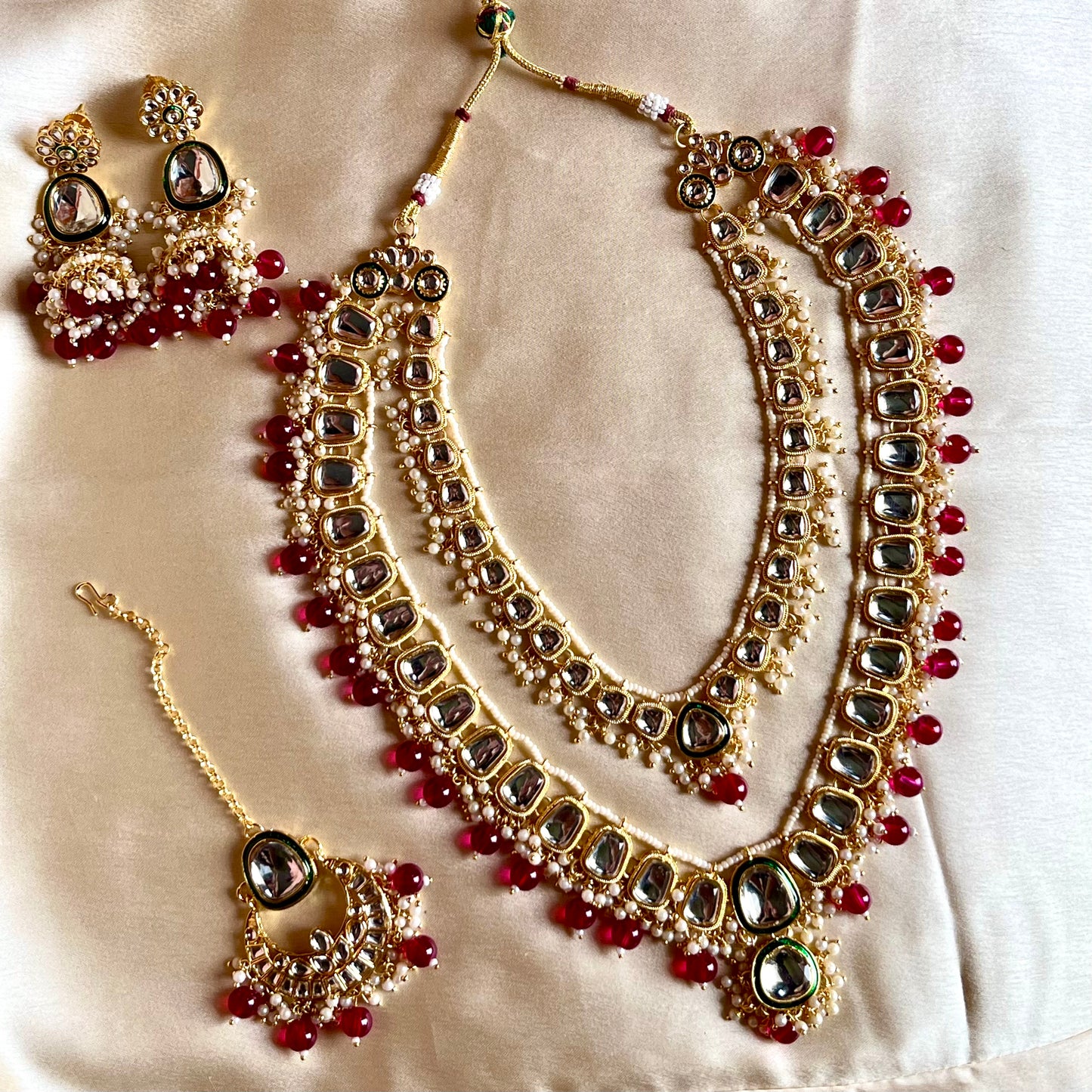 RUBY SHYAMLI NECKLACE SET