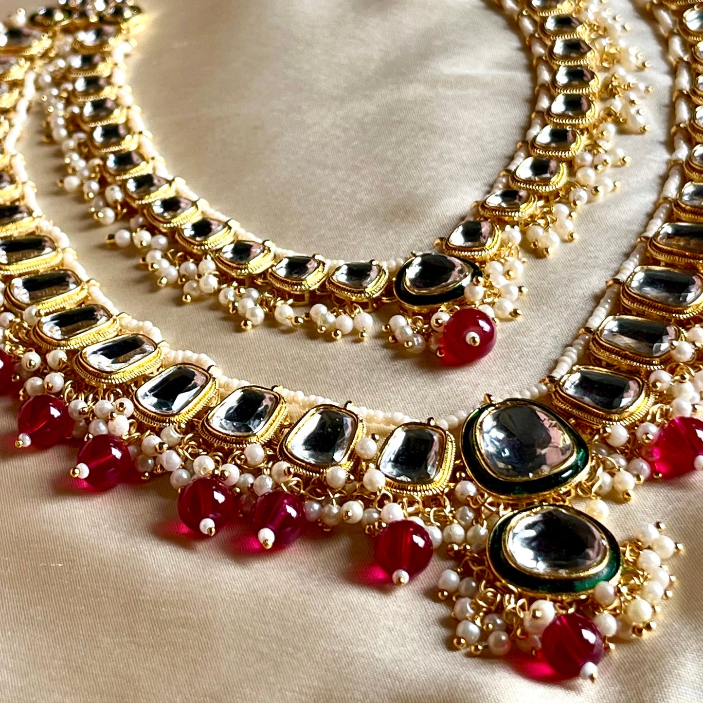 RUBY SHYAMLI NECKLACE SET