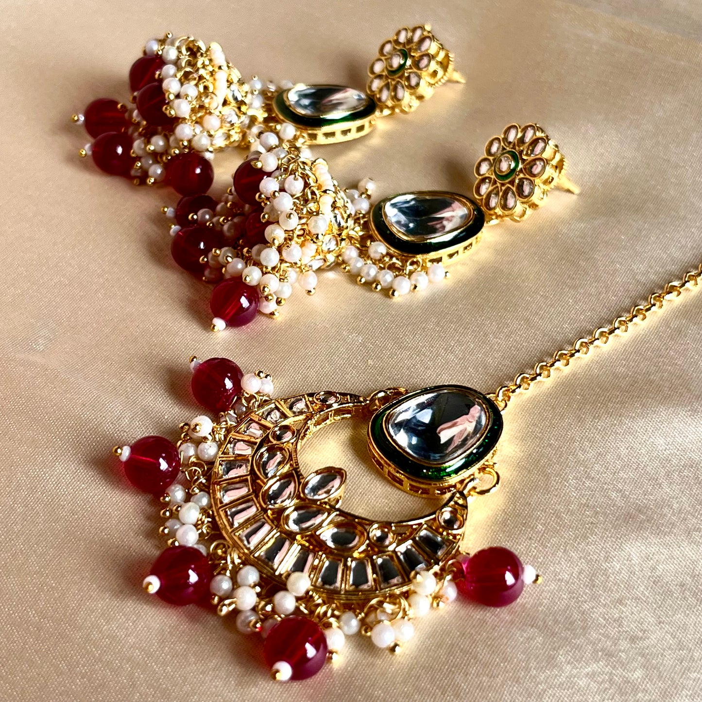 RUBY SHYAMLI NECKLACE SET