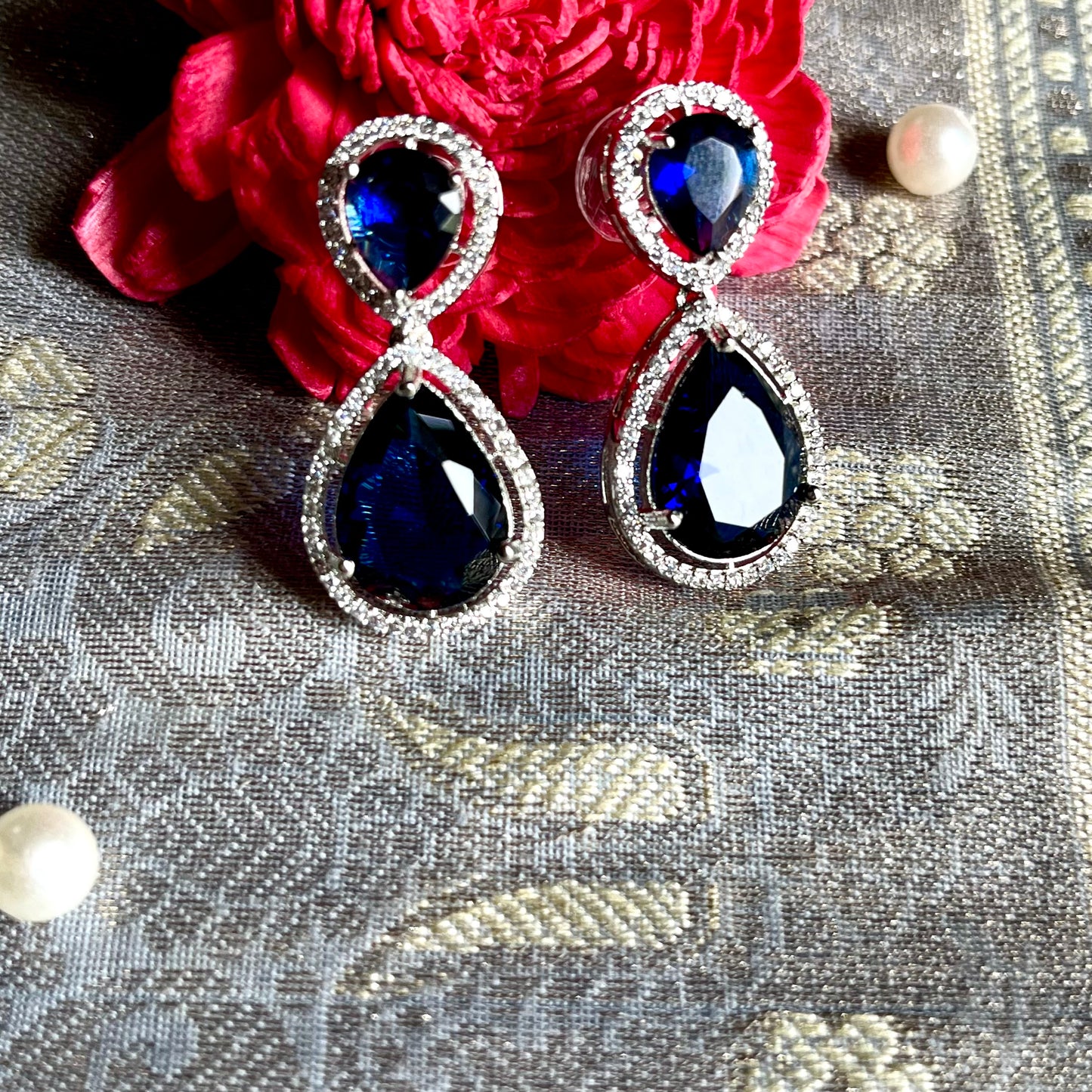 BLUE AUTUMN NECKLACE SET