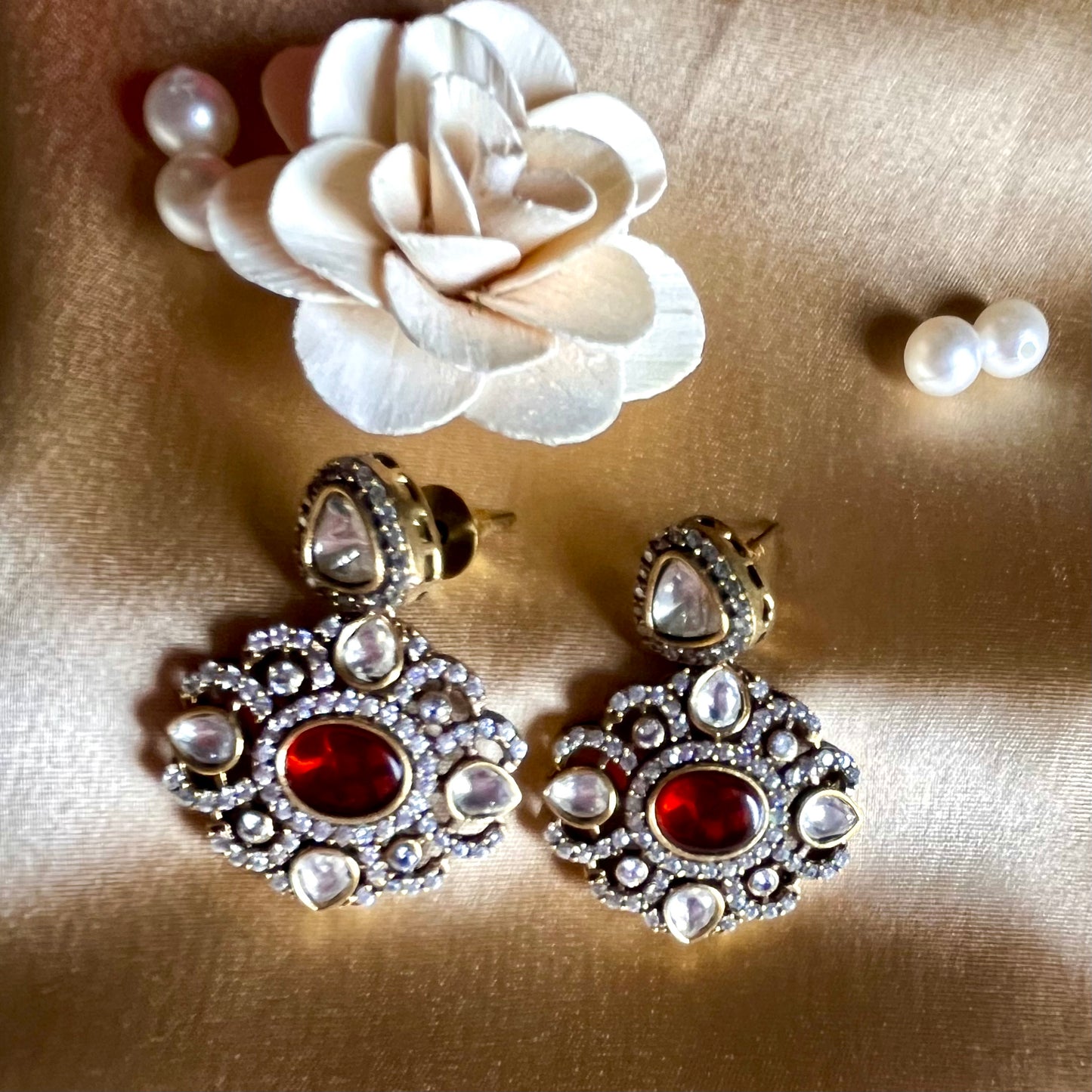 RUBY SURMAYI NECKLACE SET