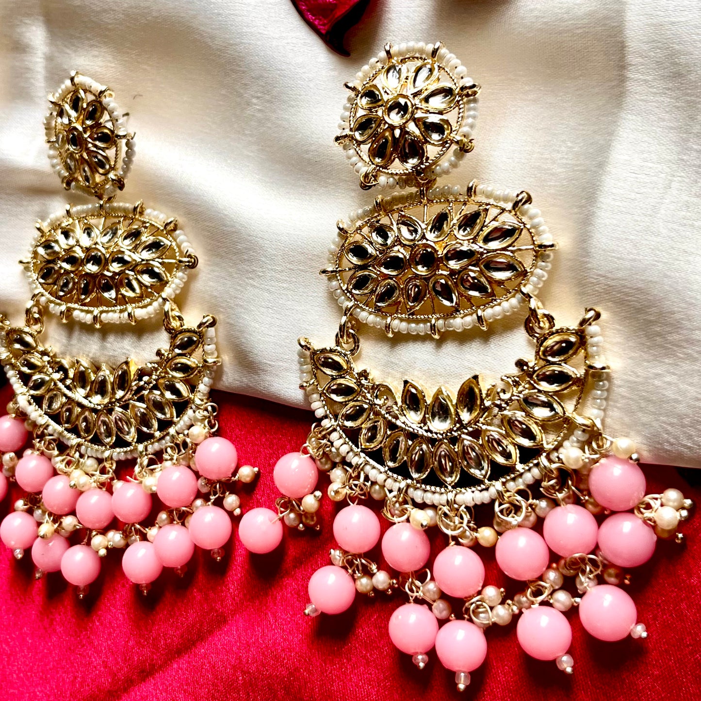 PINK GULABO EARRINGS