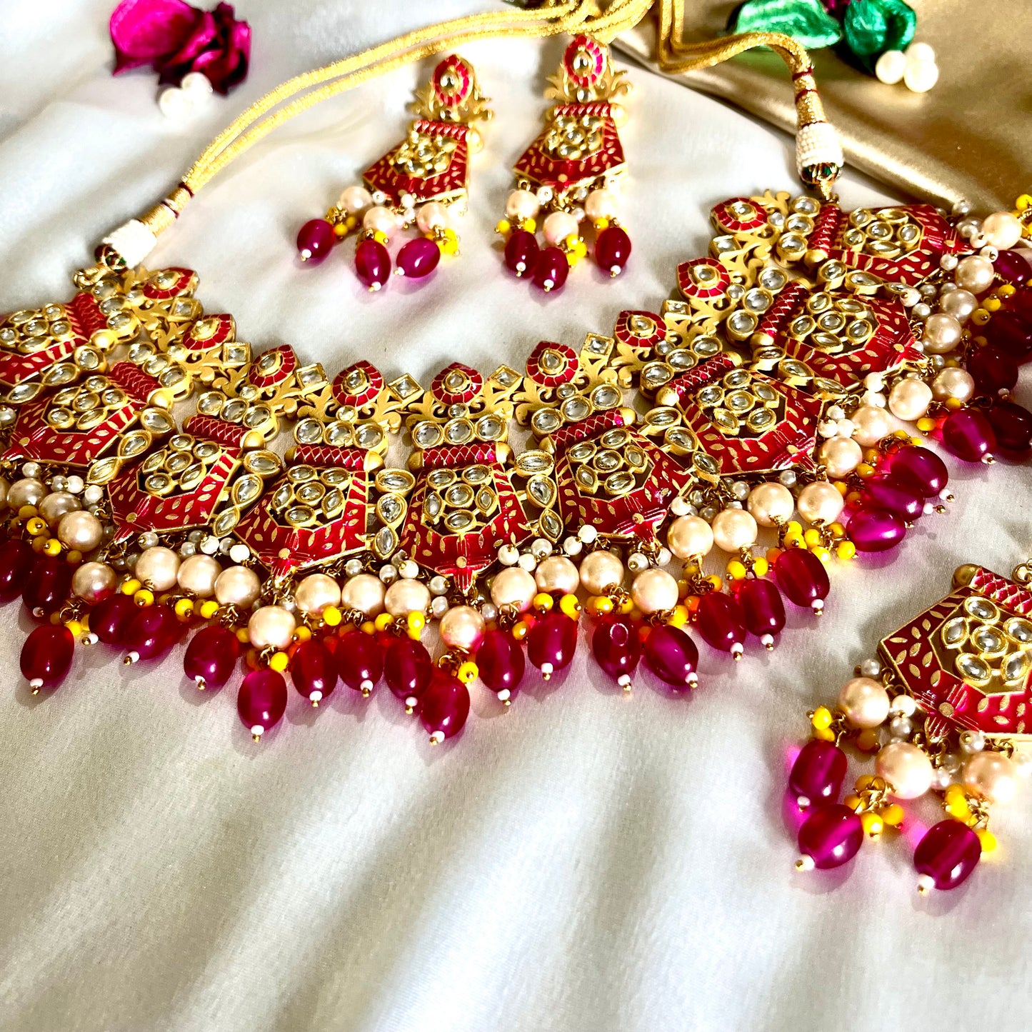 RANI SUNHERI NECKLACE SET