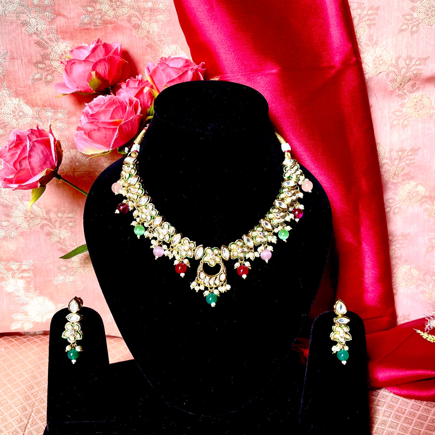 MULTI COLOUR VANIKA NECKLACE SET