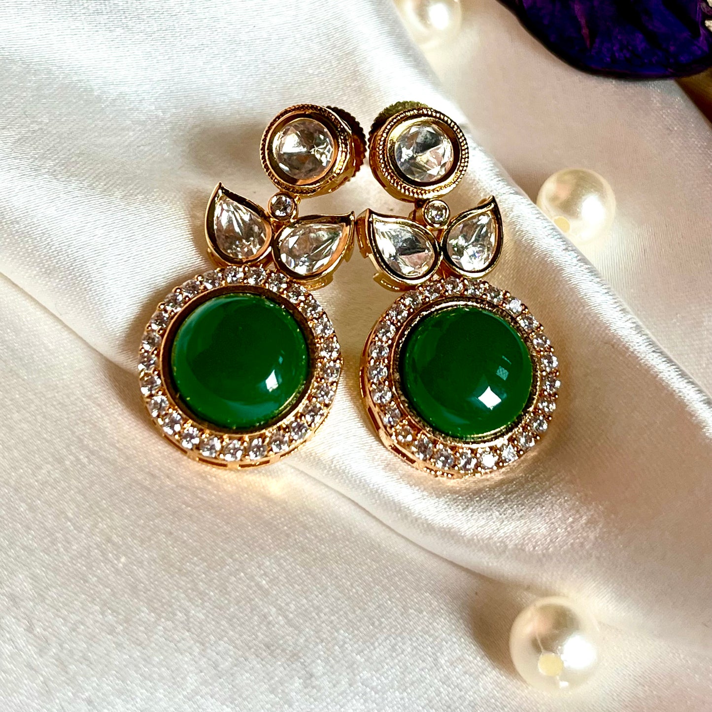 EMERALD EVY EARRINGS