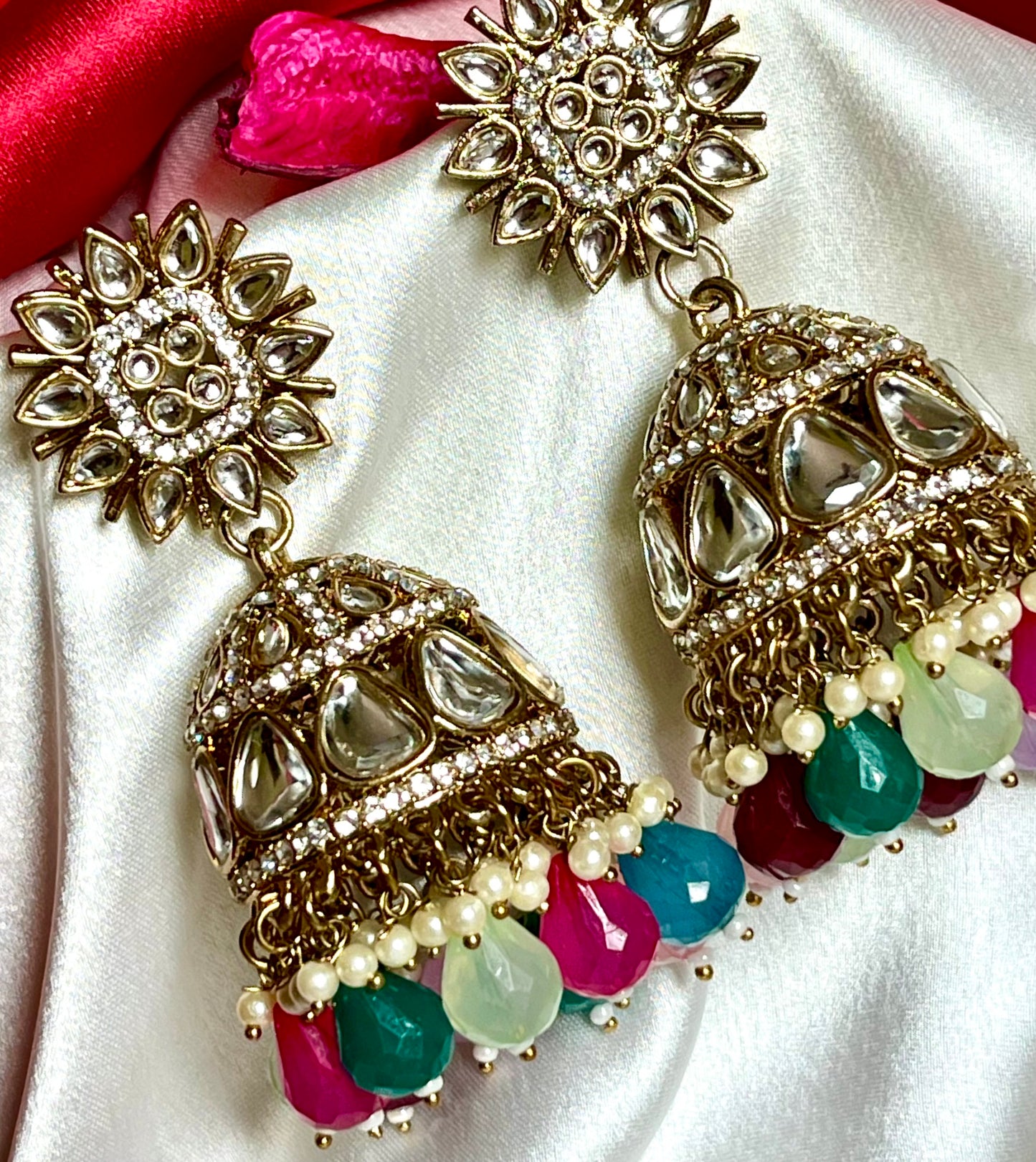 RAINBOW SUNDARI JHUMKIS