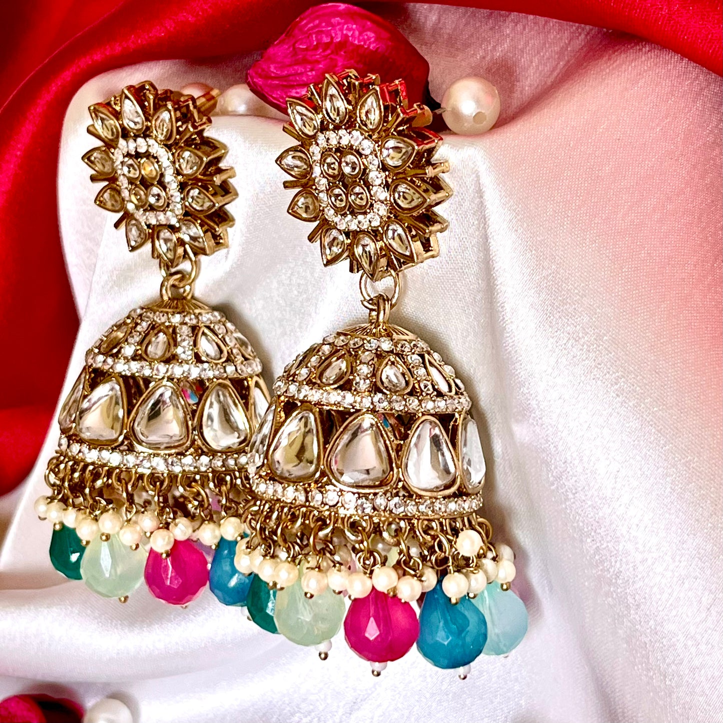 RAINBOW SUNDARI JHUMKIS